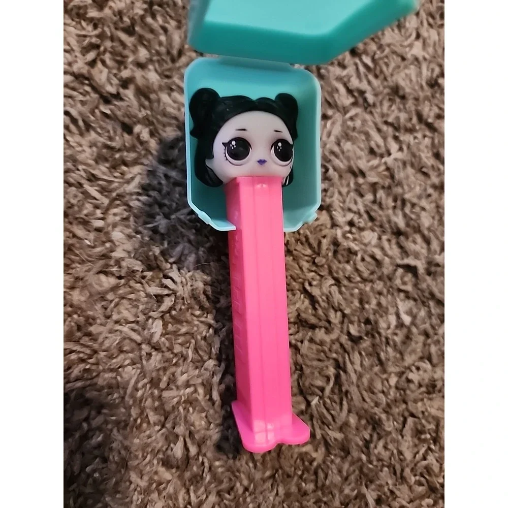 LOL SERIES 1 -‎ SURPRISE PEZ SET OF 5. Dusk, Splash, Purple, Glitter x2.